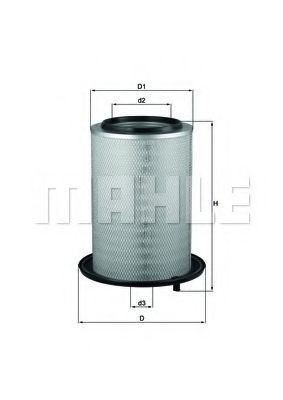 Filtro de aire 9901 Febi